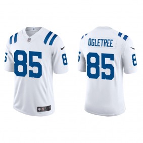 Men's Indianapolis Colts Andrew Ogletree White 2022 NFL Draft Vapor Limited Jersey