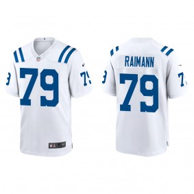 Men's Indianapolis Colts Bernhard Raimann White 2022 NFL Draft Game Jersey