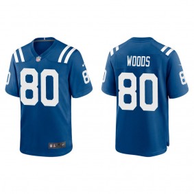 Men's Indianapolis Colts Jelani Woods Royal 2022 NFL Draft Game Jersey