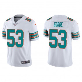 Men's Miami Dolphins Cameron Goode White 2022 NFL Draft Alternate Vapor Limited Jersey