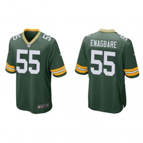 Men's Green Bay Packers Kingsley Enagbare Green 2022 NFL Draft Game Jersey