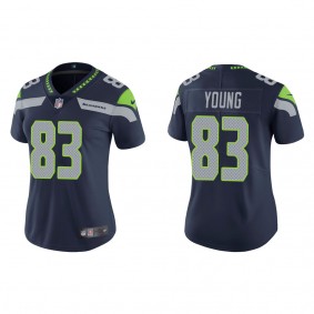 Women's Seattle Seahawks Dareke Young Navy 2022 NFL Draft Vapor Limited Jersey