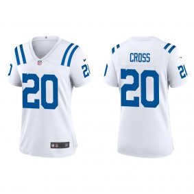 Women's Indianapolis Colts Nick Cross White 2022 NFL Draft Game Jersey